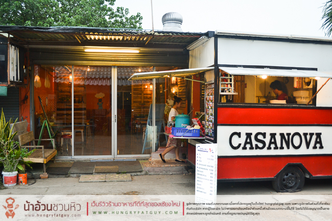 Casanova Diner รถเสบียงคันเล็กๆ แต่อร่อยมาก ม.พายัพ เชียงใหม่