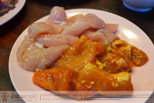 กะทะจุ่ม มุมสบาย ร้านหมูกระทะบรรยากาศรีสอร์ท บ้านถวาย หางดง